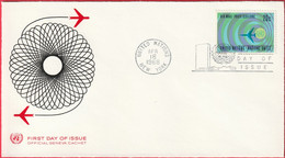 FDC - Enveloppe - Nations Unies - (New-York) (1968) - Nations Unies Air Mail (2) - Covers & Documents
