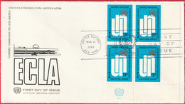 FDC - Enveloppe - Nations Unies - (New-York) (1969) - Comision Economica Para America Latina - Briefe U. Dokumente