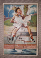 CHROMO PUB CYCLES APERITIF CHABLY VELO 1885-1900 - Sonstige & Ohne Zuordnung