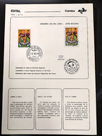 Brochure Brazil Edital 1979 05 Book Day Joao Bolinha With Stamp CPD Ribeirao Preto - Cartas