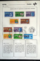 Brochure Brazil Edital 1979 16 UPU Congress With Stamp CPD And CBC SP - Covers & Documents