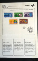 Brochure Brazil Edital 1979 16 UPU Congress With Stamp Internal CPD And CBC RJ 1 - Covers & Documents