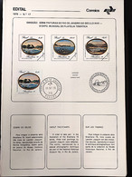Brochure Brazil Edital 1979 17 Rio De Janeiro Paintings With Stamp CPD PB - Cartas