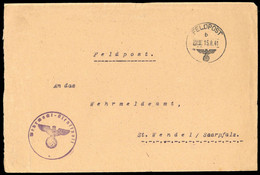 1941, Feldpost II Wk, Brief - Sin Clasificación