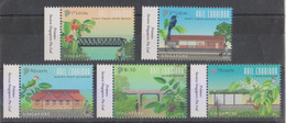 Singapore 2022 Rail Corridor 5v Set Mint Railway Station Bridge Birds - Singapur (1959-...)