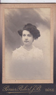 Photo Algérie Bône Annaba  CDV  Jeune Femme Chemisier Blanc Photo Perrier-Robert J B Bône Annaba Réf 18012 - Old (before 1900)