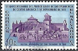 Salvador 1961 - Mi 839 - YT 674 ( Parish Church, San Salvador ) - El Salvador