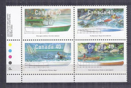 Canada 1991. Canoas . Sc=1320 (**) - Nuevos