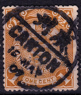 Stamp Imperial China Coil Dragon 1898-1910? 1c Fancy Cancel Lot#84 - Oblitérés
