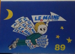 Petit Calendrier De Poche 1989 Journal Le Maine Libre - Le Mans La Flèche Mamers Sablé La Ferté Bernard Chateau Du Loir. - Small : 1981-90