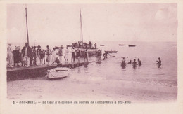 29 BEG -MEIL   FOUESNANT     La Cale D'accostage Du Bateau De Concarneau à Beg-Meil    TB PLAN.    RARE - Beg Meil