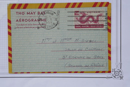 BF5 VIETNAM   BELLE LETTRE AEROGRAMME  1959 SAIGON A ST ETIENNE  + AFFRANCH. INTERESSANT - Viêt-Nam