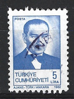 TURQUIE. N°2353 Oblitéré De 1982. Kemal Atatürk. - Gebruikt