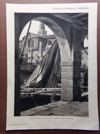 Stampa Del 1929 Chioggia Canale Vena S. S. Martiri Felice Fortunato Calle Olivi - Unclassified