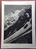 Stampa Del 1929 Monte Rosa Macugnaga Vincent Pyramide Alagna - Unclassified