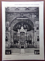 Stampa Del 1929 Chiese Romane Santa Prassede IX Secolo Vescovo Sabina Troyes - Unclassified
