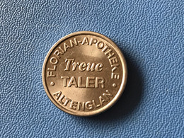 Münze Münzen Medaille Treue Taler Florianapotheke Altenglan - Professionnels/De Société