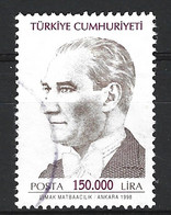 TURQUIE. N°2887 Oblitéré De 1998. Kemal Atatürk. - Gebraucht