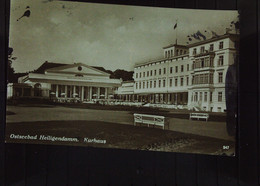 DR: Foto-Ansichtskarte Ostseebad Heiligendamm Mit Kurhaus - Rs Mit Tintenflecken - Heiligendamm