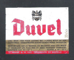 BIERETIKET -  DUVEL  - 33 CL  (BE 341) - Bière
