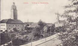 Deutsches Reich PPC Lützen Schloss U. Stadtkirche (2 Scans) - Lützen