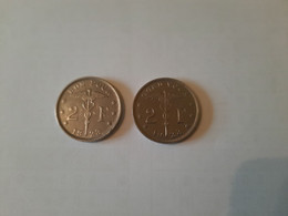 Deux Pièces De 2 Francs Bon Pour - 2 Franchi