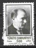 TURQUIE. N°2652 Oblitéré De 1990. Kemal Atatürk. - Oblitérés