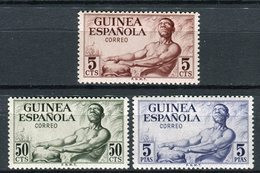 Guinea Española 1952. Edifil 311-313 ** MNH. - Guinea Española