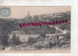 87 - CHATEAUPONSAC - VUE GENERALE ET VIEUX PONT- CARTE PRECURSEUR - Chateauponsac