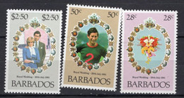 1981 - BARBADOS -  Catg.. Mi. 527/529 - NH  - (V3101.7) - Barbados (1966-...)
