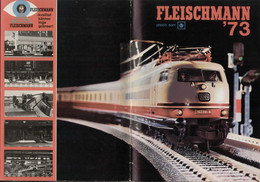 Catalogue FLEISCHMANN 1973  HO 1/87 - Piccolo N 1/160 - Auto Rallye  - En Suédois - Non Classés