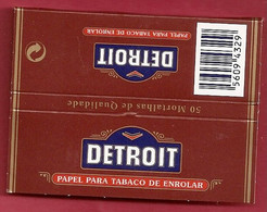 Carnet Papier à Cigarette - DETROIT - Années 80 - Cigarette Rolling Paper - Altri & Non Classificati