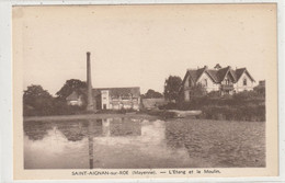 DEPT 53 : Photo Touin Guiné : Saint Aignan Sur Roe L'étang Et Le Moulin - Saint Aignan Sur Rö