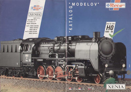 Catalogue ROCO 1995/96 HO 1/87 MODELOV ČSD - ČD - ŽSR -  XENIA  - En Tchèque - Sin Clasificación