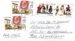 Canada 2022 Surrey Settlers Dolls Commercial Dolls Stamps On Stamps Cover - Poupées