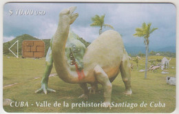 CUBA - Valle De La Prehistoria, Santiago De Cuba 1, 10 $, Tirage 30.000, 04/00, Used - Cuba