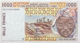 West African States 1.000 Francs, P-811Ti (2002) - UNC - TOGO - Estados De Africa Occidental