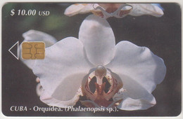 CUBA - Orquídea (Phalaenopsis Sp.), 10 $, Tirage 30.000, 06/01, Used - Cuba