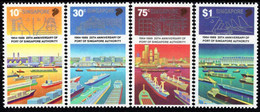 Singapore - 1989 - Singapore Port Authority - 25th Anniversary - Mint Stamp Set - Singapur (1959-...)