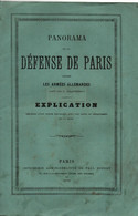 PANORAMA DE LA DEFENSE DE PARIS CONTRE LES ARMEES ALLEMANDES 1871 - Français