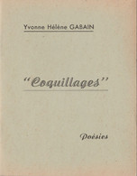 RECUEIL DE 19 PAGES  POESIE D'YVONNE HELENE GABAIN RECUEIL "COQUILLAGES"  TB ETAT  1956 - Monde