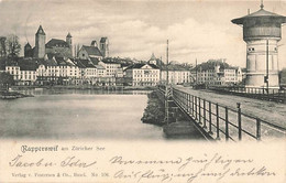 Rapperswil Am Züricher See 1905 Cachet Pensionnat Du Lac Charles Matthael - Rapperswil-Jona