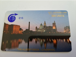 ST . HELENA GPT THE ALBERT DOCK-LIVERPOOL DEEP NOTCH  1CSHC  15 Pound MINT **11320 ** - St. Helena