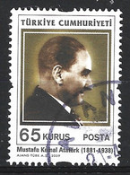 TURQUIE. Timbre Oblitéré De 2009. Atatürk. - Oblitérés