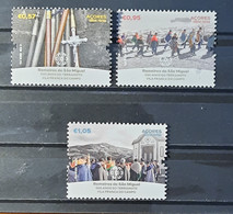 2022 - Azores (Portugal) - MNH - Romeiros - 500 Years Of Earthquake Of Vila Franca Do Campo - 3 Stamps + SS Of 1 Stamp - Unused Stamps