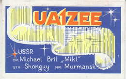 Russia Arctic Zone 16 Murmansk Qsl Card 09.07.1984 (DS173)) - Radio Amatoriale