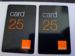 Phonecard St Martin French 2X CARD   ORANGE / 25 UNITS / MINT CARD   **11345 ** - Antille (Francesi)