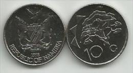 Namibia 10 Cents 1998. UNC KM#2 - Namibia