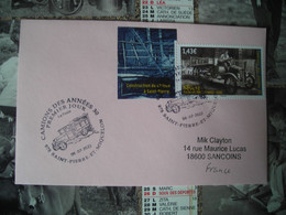 St Pierre Et Miquelon FDC 6.7.22 Camions Des Années 30, (3) - Storia Postale