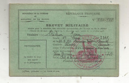 MILITARIA, Brevet Miltaire , 1940, 3 Scans - Documenti